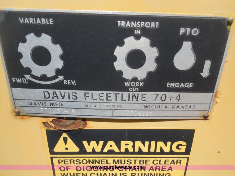 image for item H3089 Case Davis Fleetline T70+4 trencher