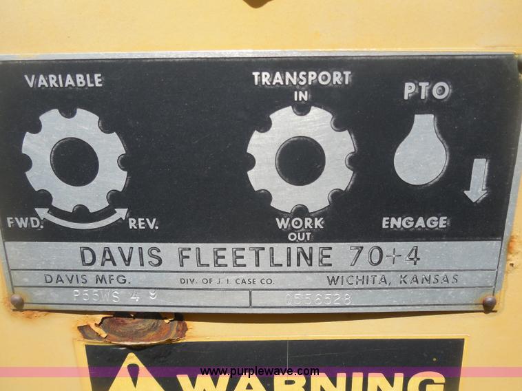 image for item H3089 Case Davis Fleetline T70+4 trencher