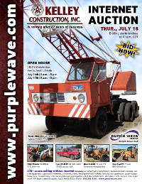Kelley Construction retirement auction flyer