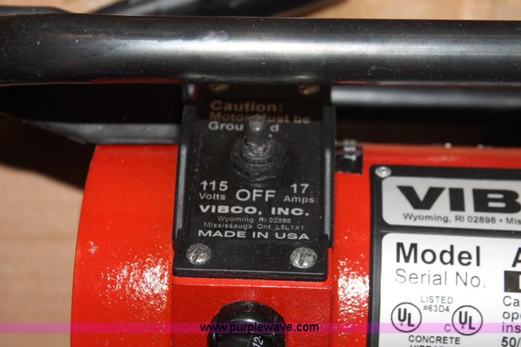 image for item AA9849 Vibco Ace concrete vibrator