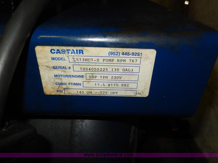 image for item AS9495 Castar cast iron air compressor
