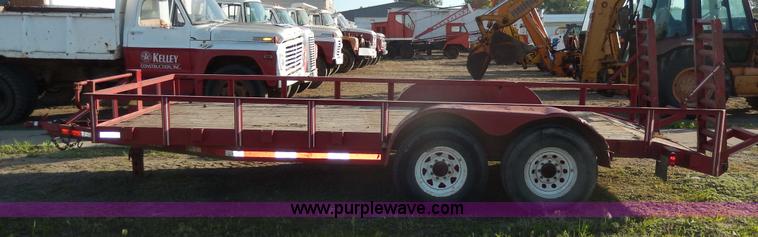 image for item H3101 1997 YMS tandem axle trailer