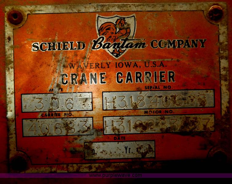 image for item H3102 1964 Bantam Schield crane truck