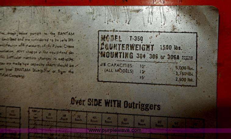 image for item H3102 1964 Bantam Schield crane truck