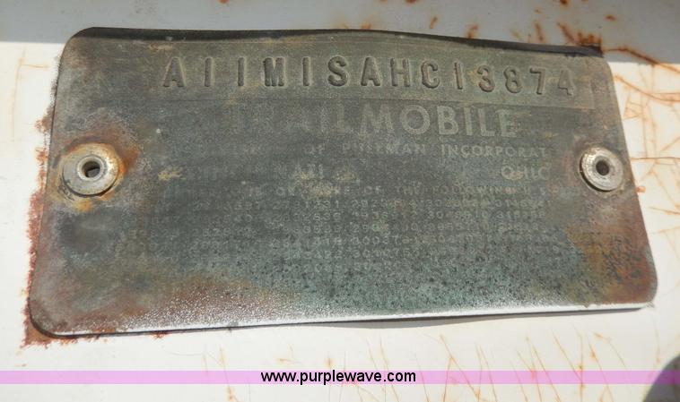 image for item H3104 1967 Trailmobile 42' dry van trailer