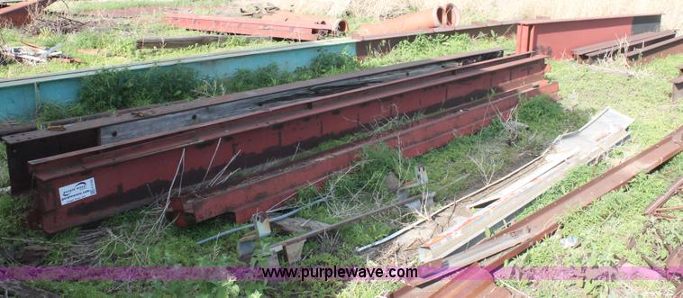 image for item H3109 (20) assorted steel and I-beam iron sections