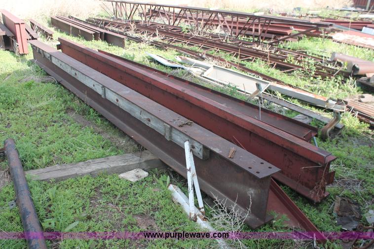 image for item H3109 (20) assorted steel and I-beam iron sections