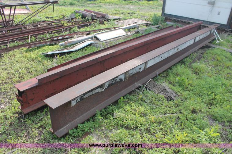 image for item H3109 (20) assorted steel and I-beam iron sections