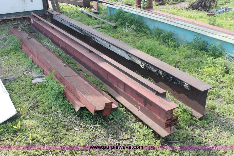 image for item H3109 (20) assorted steel and I-beam iron sections