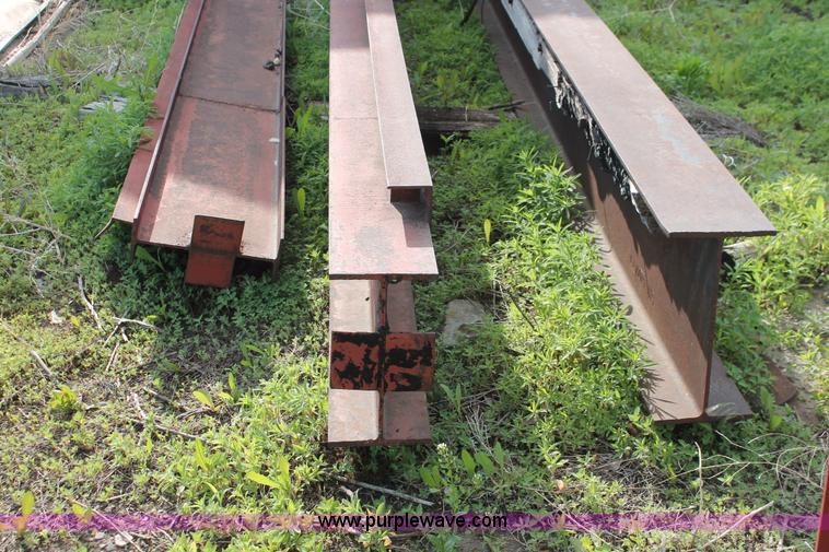 image for item H3109 (20) assorted steel and I-beam iron sections