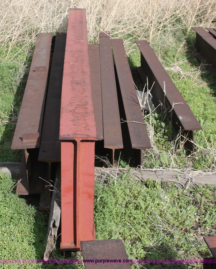 image for item H3109 (20) assorted steel and I-beam iron sections