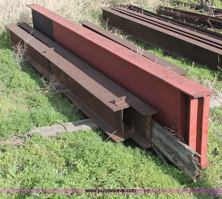 image for item H3109 (20) assorted steel and I-beam iron sections