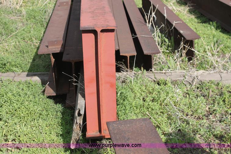 image for item H3109 (20) assorted steel and I-beam iron sections