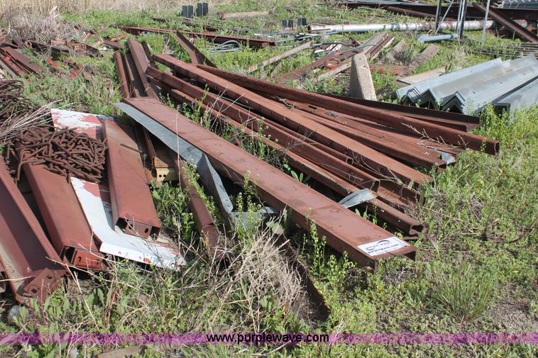 image for item H3110 Assorted steel, metal, and pipe