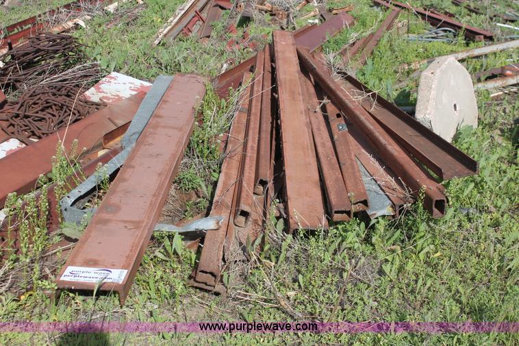 image for item H3110 Assorted steel, metal, and pipe