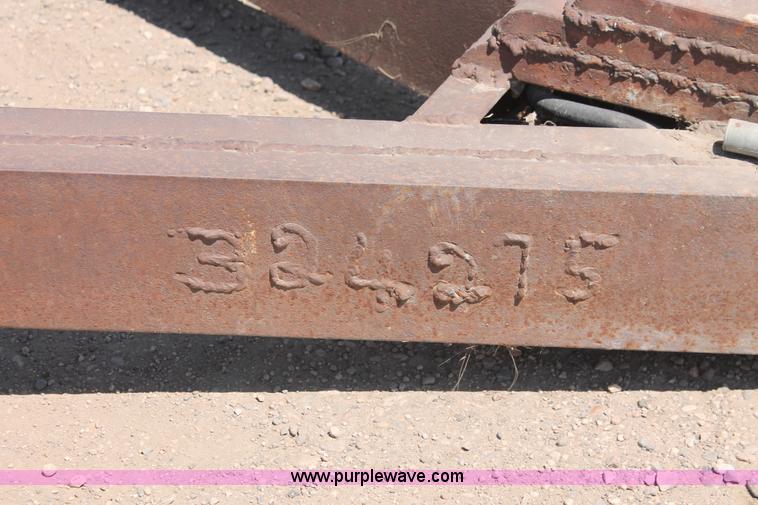 image for item H3511 1988 Shop built 12' equipment hauler trailer