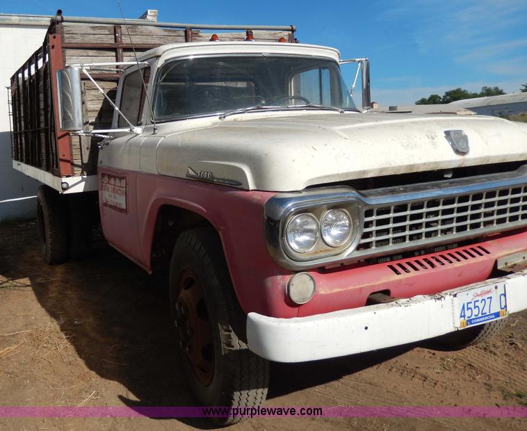 image for item I4493 1958 Ford dump truck