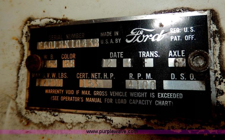 image for item I4493 1958 Ford dump truck