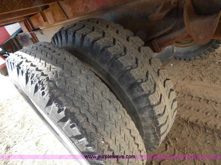 image for item I4495 1967 GMC flatbed dump truck