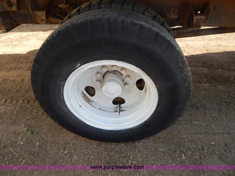 image for item I4495 1967 GMC flatbed dump truck