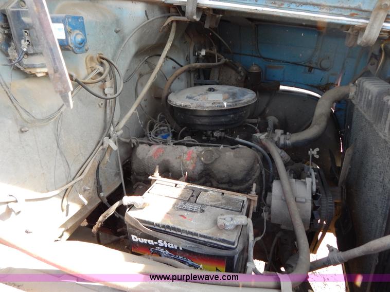 image for item I4495 1967 GMC flatbed dump truck