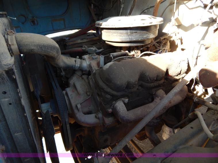 image for item I4495 1967 GMC flatbed dump truck