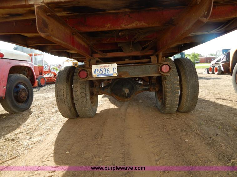 image for item I4495 1967 GMC flatbed dump truck