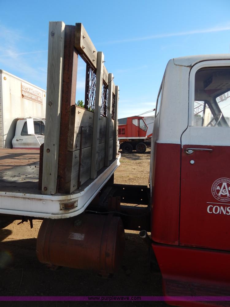 image for item I4495 1967 GMC flatbed dump truck