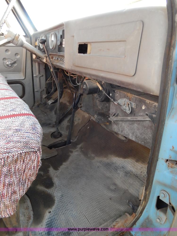 image for item I4495 1967 GMC flatbed dump truck