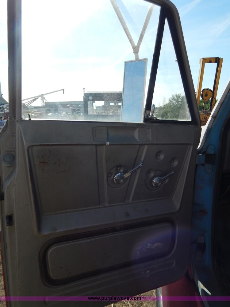 image for item I4495 1967 GMC flatbed dump truck