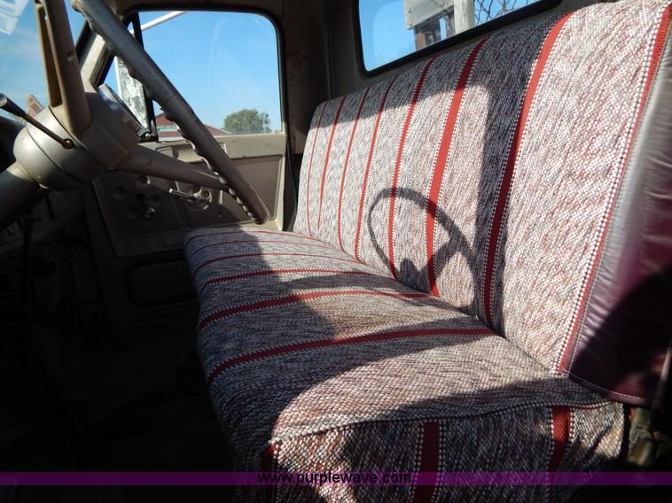 image for item I4495 1967 GMC flatbed dump truck