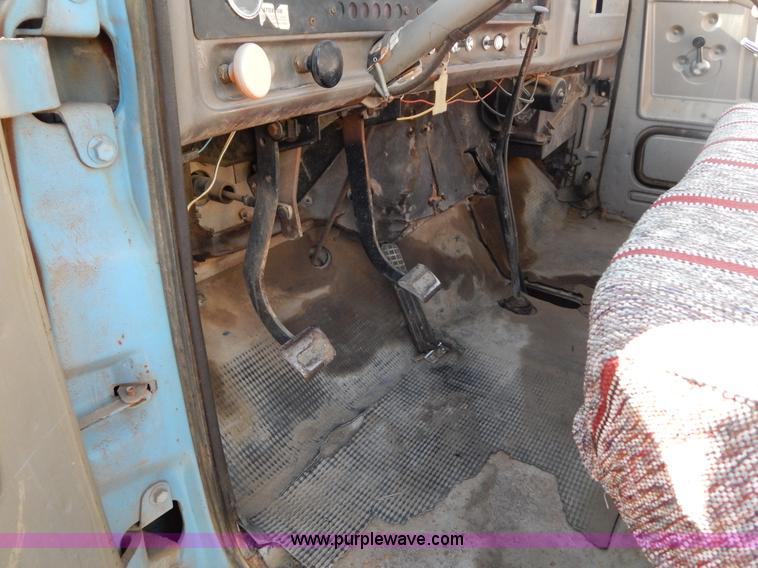 image for item I4495 1967 GMC flatbed dump truck