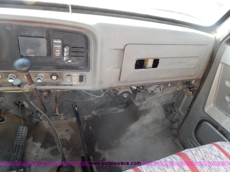 image for item I4495 1967 GMC flatbed dump truck