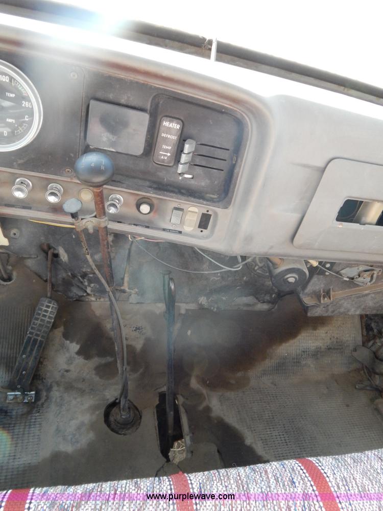 image for item I4495 1967 GMC flatbed dump truck