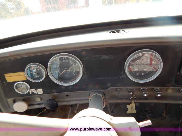 image for item I4495 1967 GMC flatbed dump truck