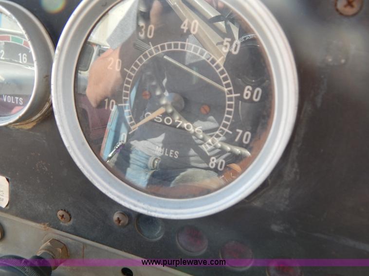 image for item I4495 1967 GMC flatbed dump truck