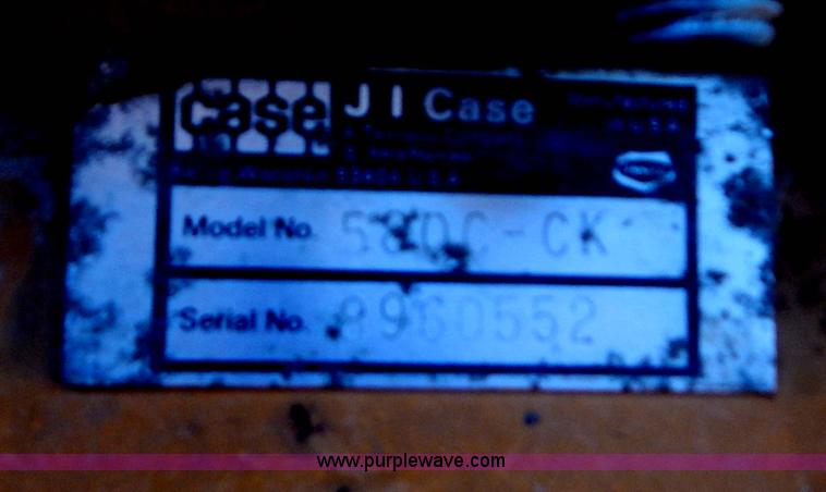 image for item I4499 1977 Case 580C-CK backhoe