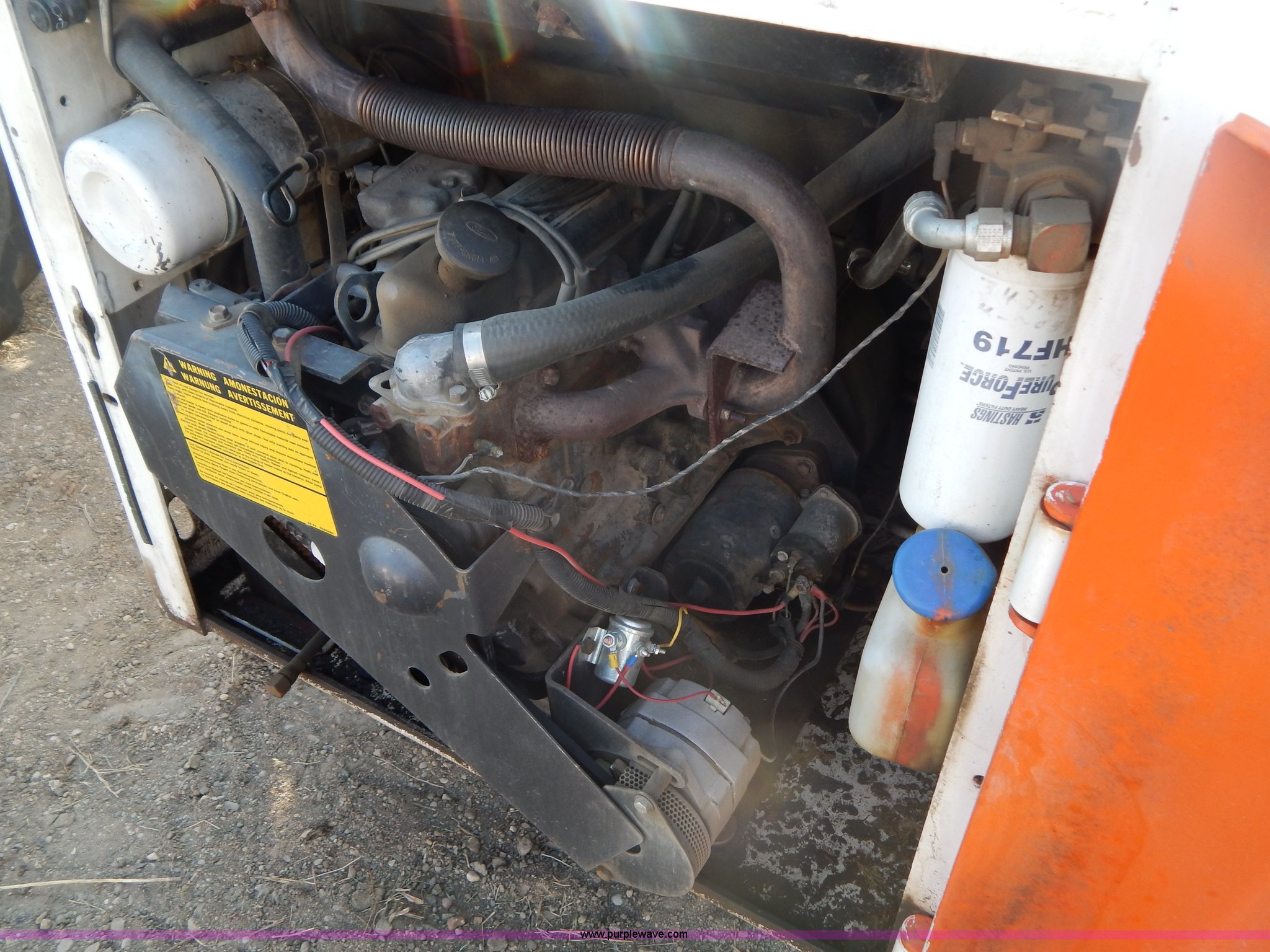 1987 Bobcat 742 skid steer in Pierre, SD Item I4490 sold Purple Wave