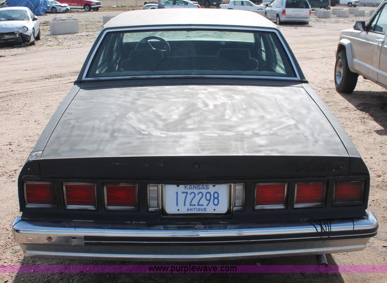 image for item E3194 1984 Chevrolet Caprice Classic
