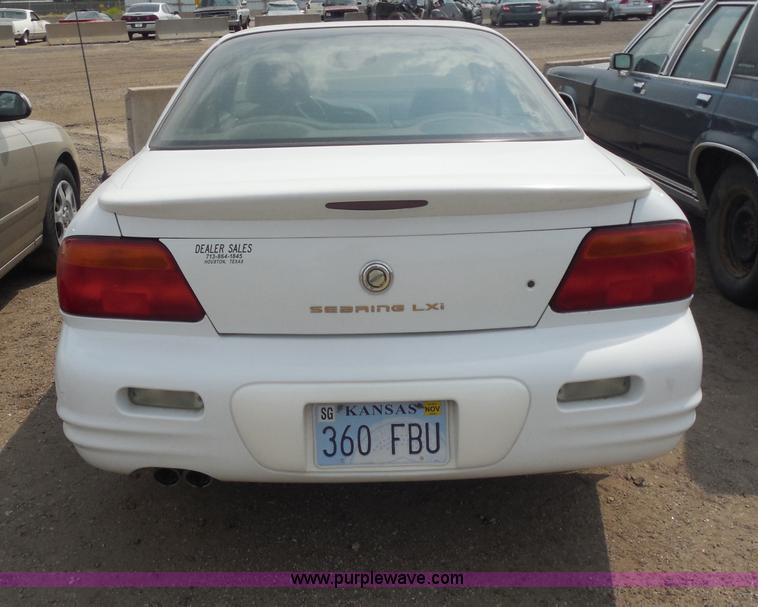 image for item H9964 1999 Chrysler Sebring LXi
