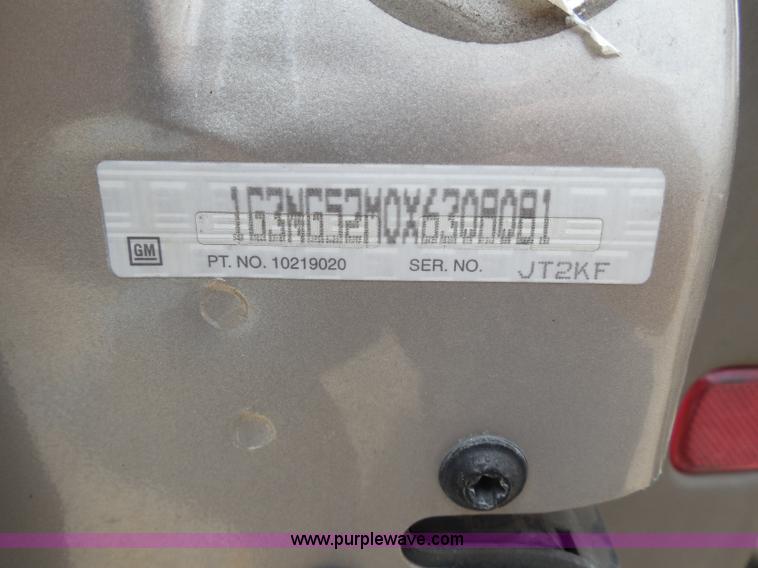 image for item H9976 1999 Oldsmobile Cutlass GLS