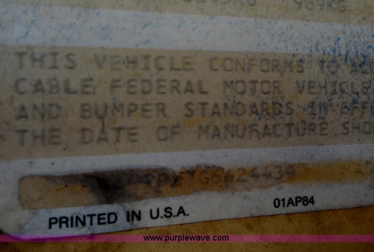 image for item H9978 1986 Buick Century Limited