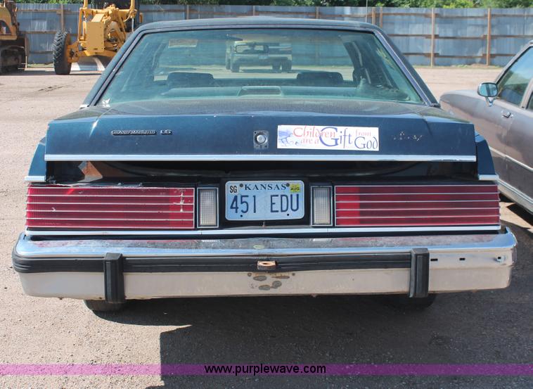 image for item I7963 1987 Mercury Grand Marquis LS