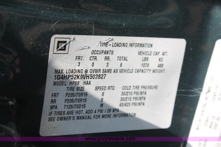 image for item I7974 1997 Buick LeSabre Custom
