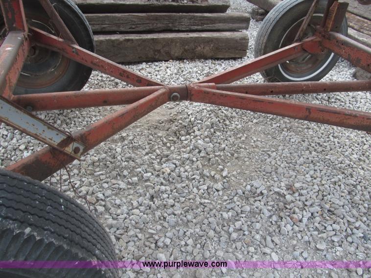 image for item AE9495 Shop built scaffold on running gear