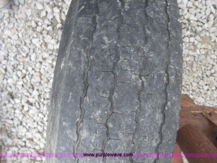 image for item AE9495 Shop built scaffold on running gear