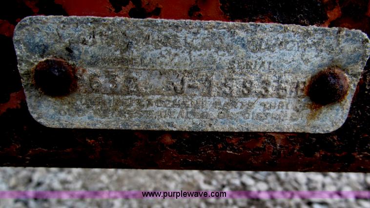 image for item AE9495 Shop built scaffold on running gear