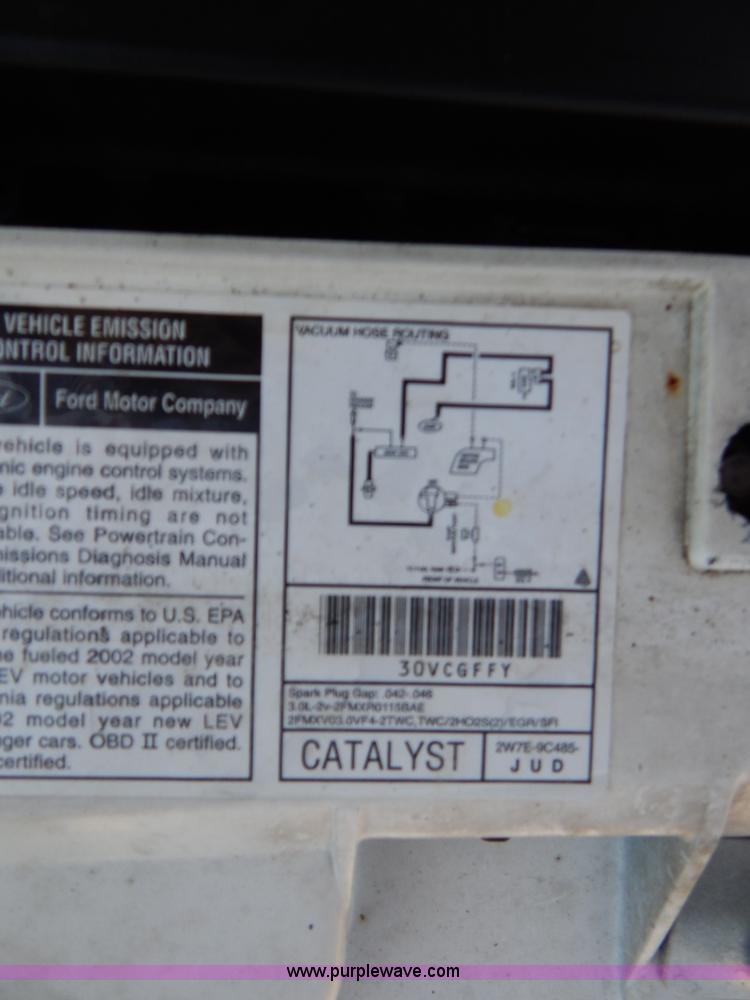 image for item AE9834 2002 Mercury Sable GS