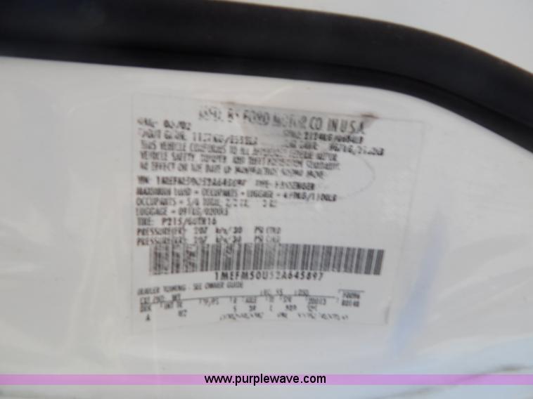 image for item AE9834 2002 Mercury Sable GS