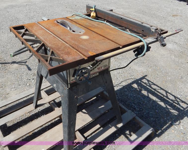 image for item AE9837 Craftsman 10" table saw